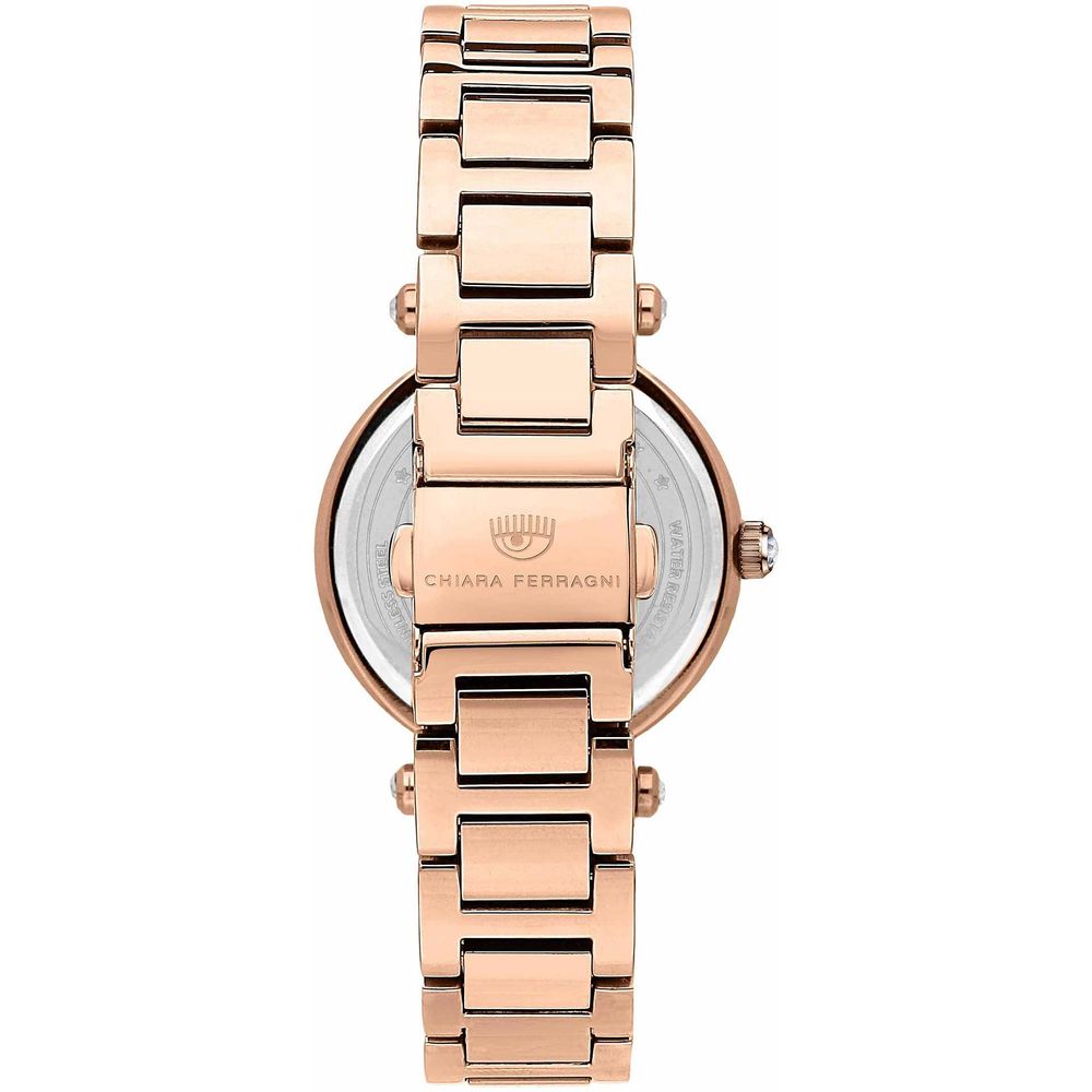 Montre habillée multicolore en acier inoxydable Chiara Ferragni