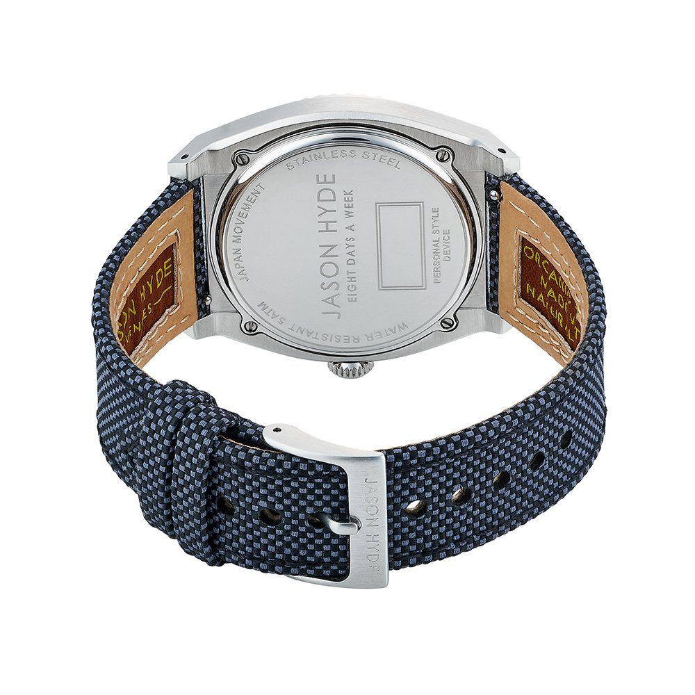Montre habillée en polycarbonate bleu Jason Hyde