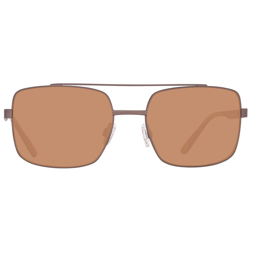 Lunettes de soleil Helly Hansen en métal marron