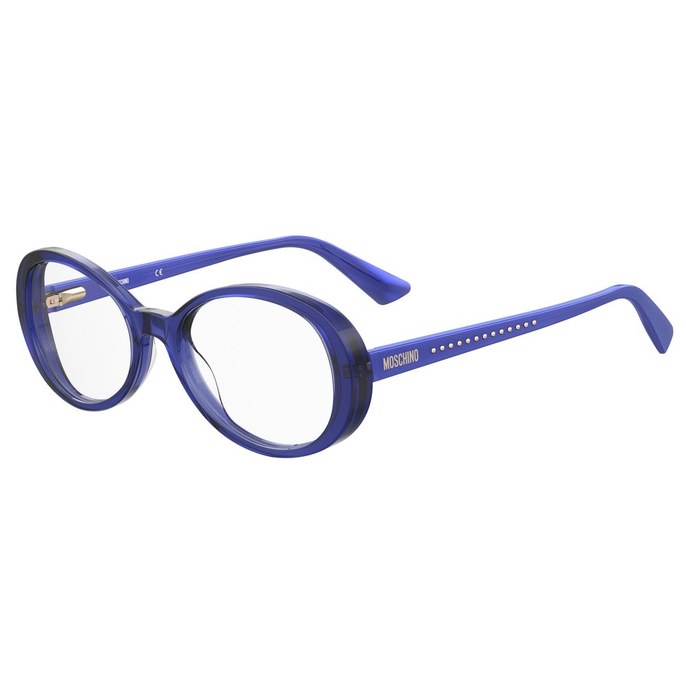 Moschino Blaue Acetatrahmen