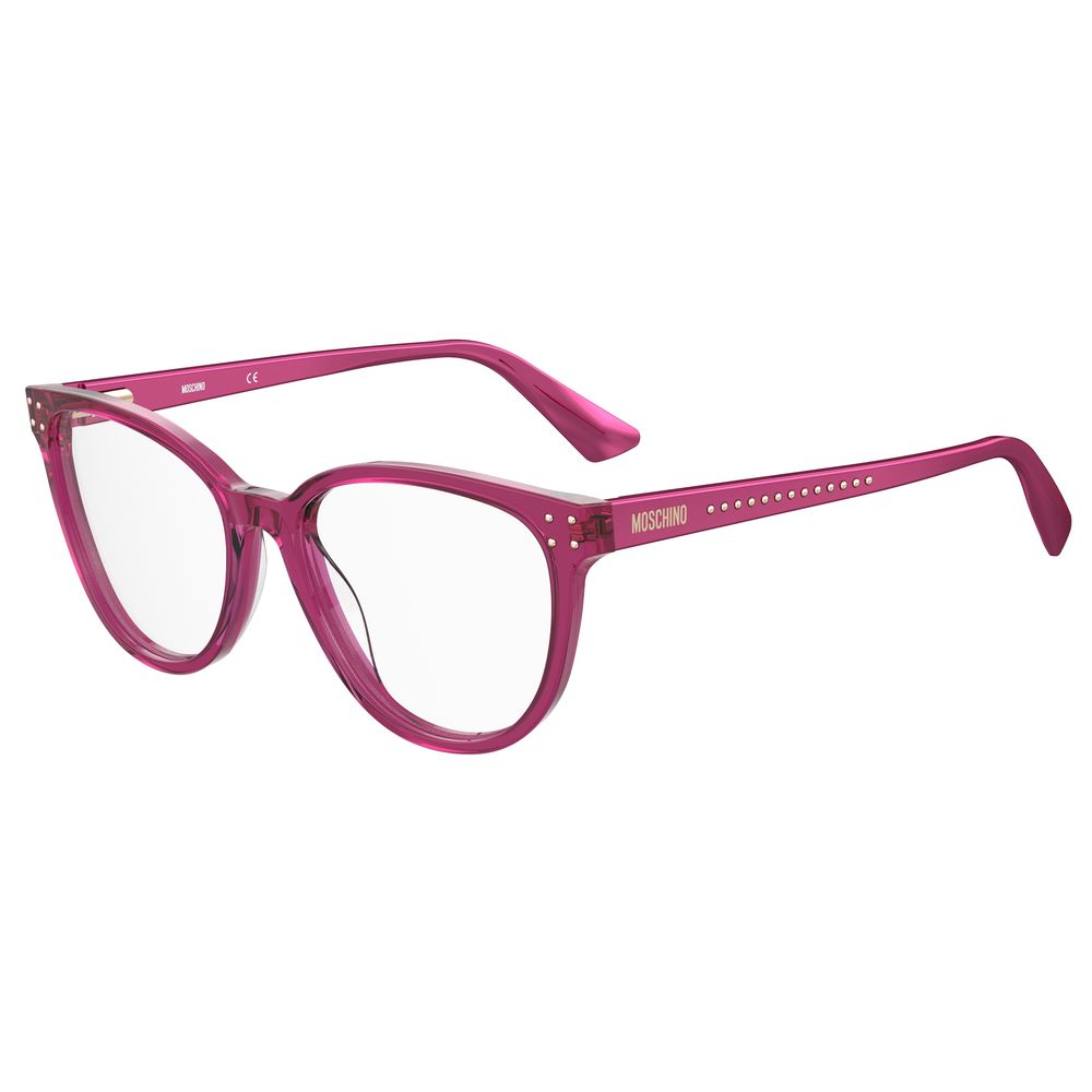 Lunettes (montures) Moschino en acétate fuchsia