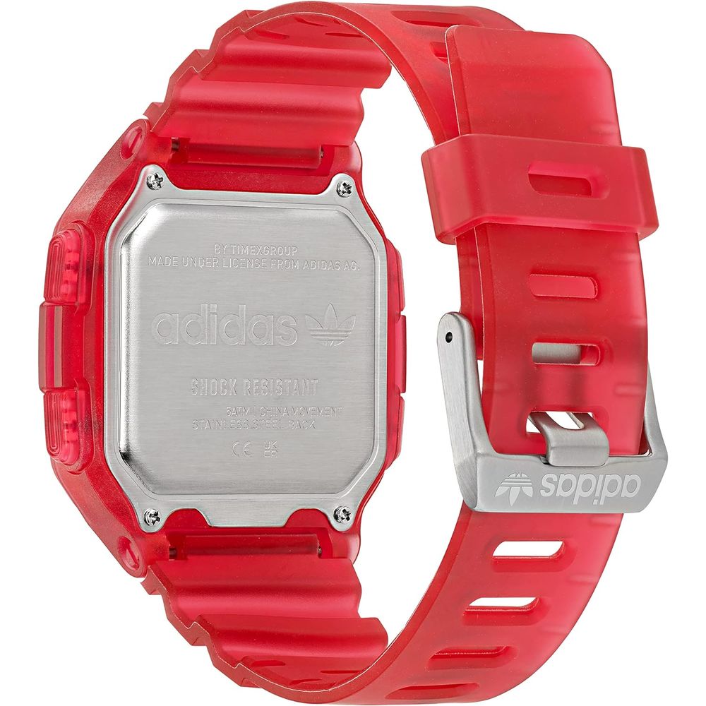 Montre numérique Adidas en résine multicolore