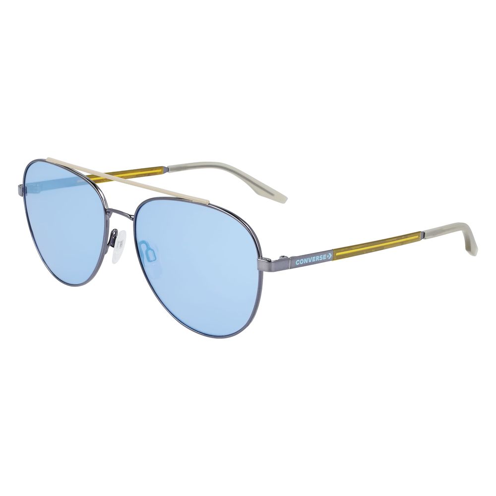 Lunettes de soleil Converse en métal gris