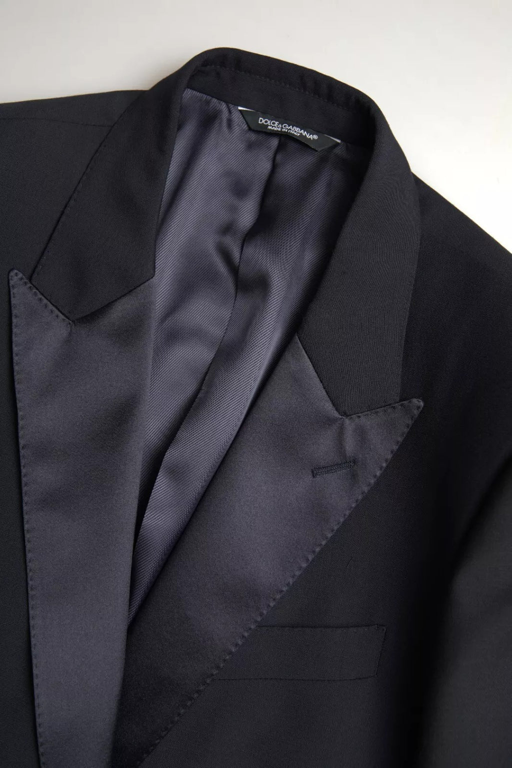 Dolce & Gabbana Blaues 3-teiliges Einreiher-MARTINI-Sakko