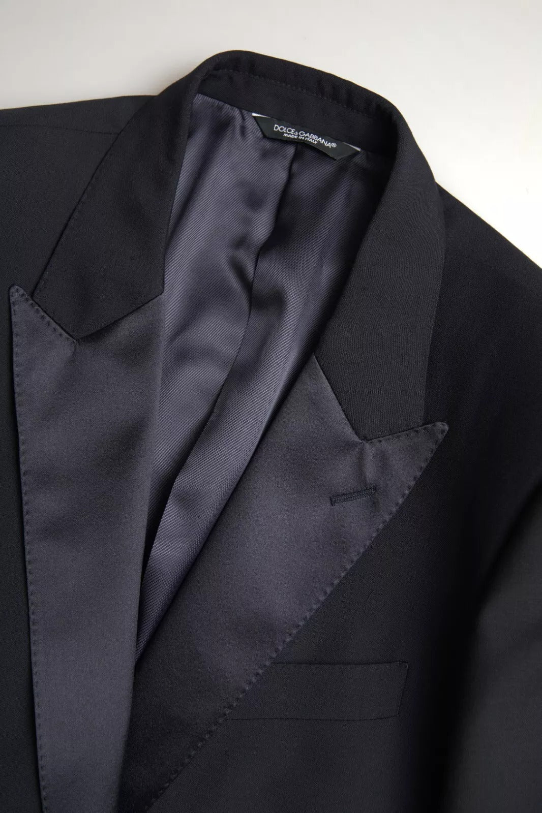 Dolce & Gabbana Blaues 3-teiliges Einreiher-MARTINI-Sakko