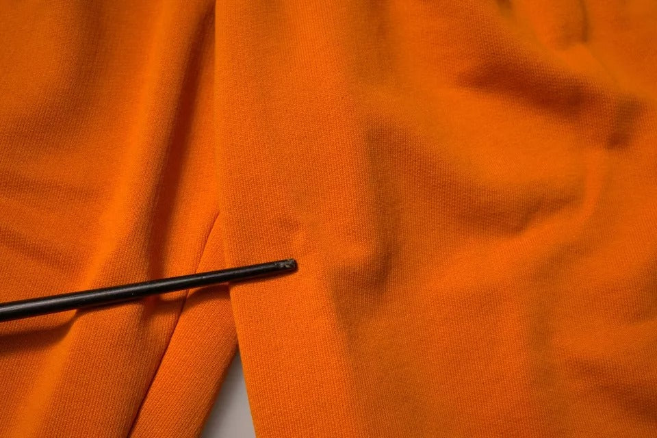 Shorts bermuda cargo décontractés Dolce & Gabbana pour hommes en coton orange