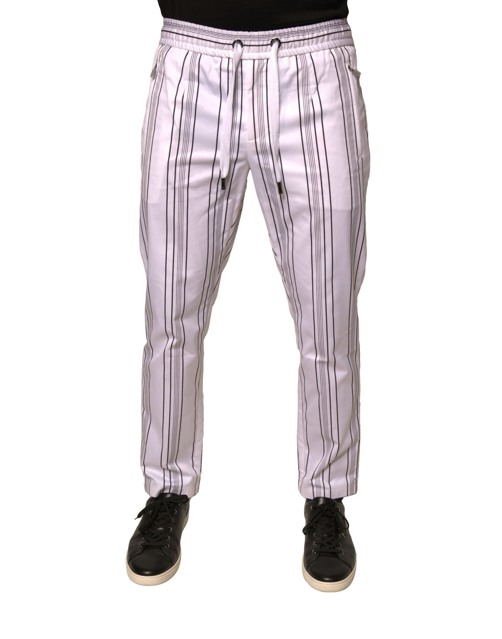 Robe en coton rayé Dolce & Gabbana pantalon skinny