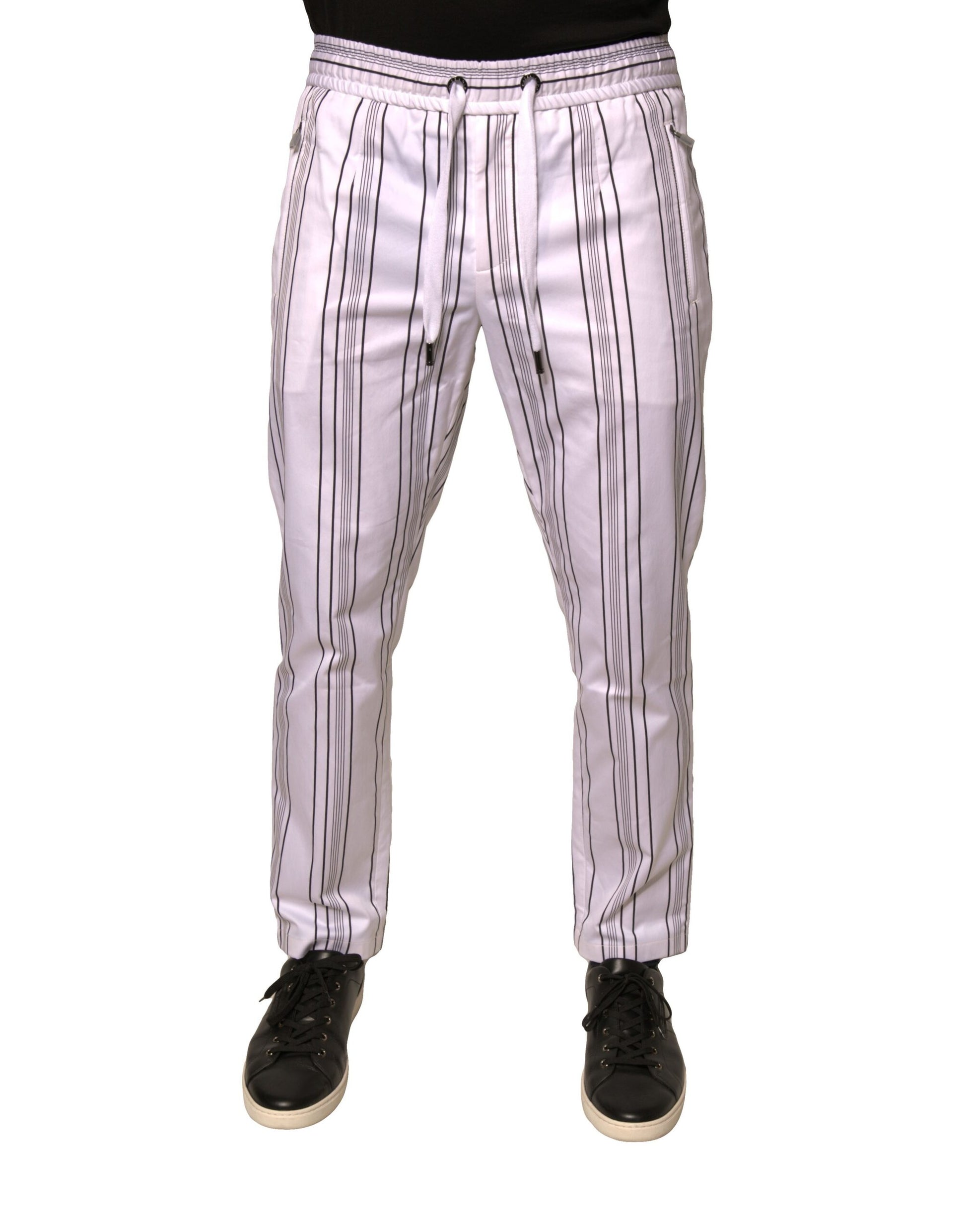 Robe en coton rayé Dolce & Gabbana pantalon skinny