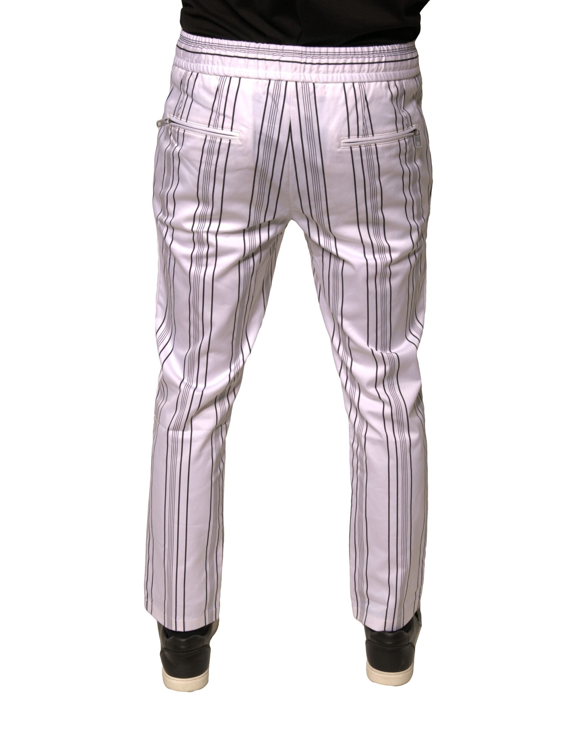 Robe en coton rayé Dolce & Gabbana pantalon skinny