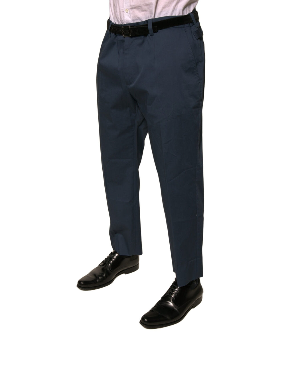 Pantalon de costume skinny bleu en coton pour homme Dolce & Gabbana