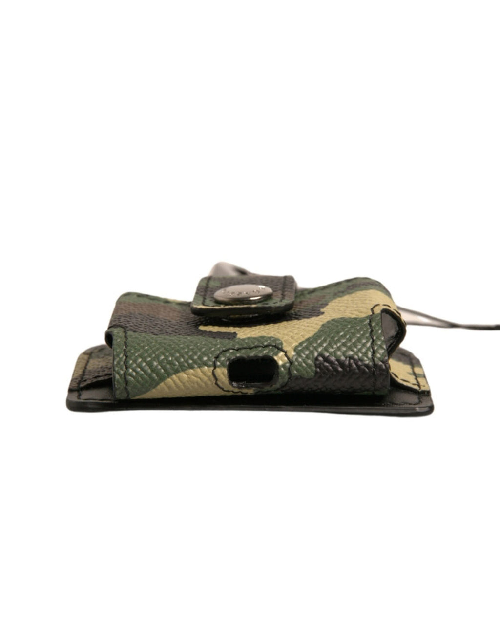 Étui AirPods Dolce & Gabbana en Cuir Camouflage Multicolore et Métal