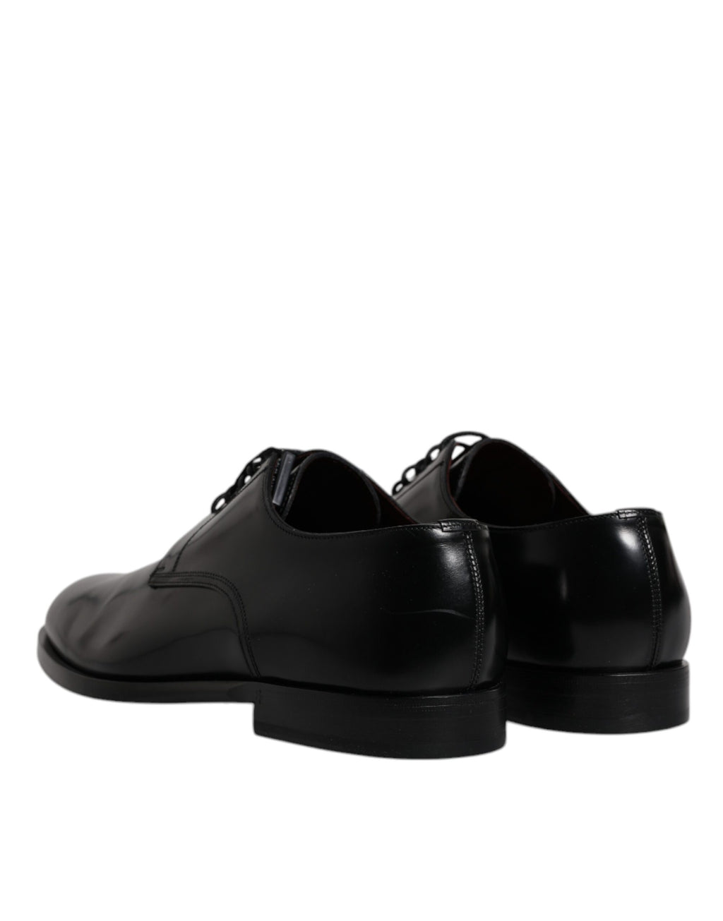 Chaussures de ville Richelieu à lacets en cuir de veau noir Dolce & Gabbana