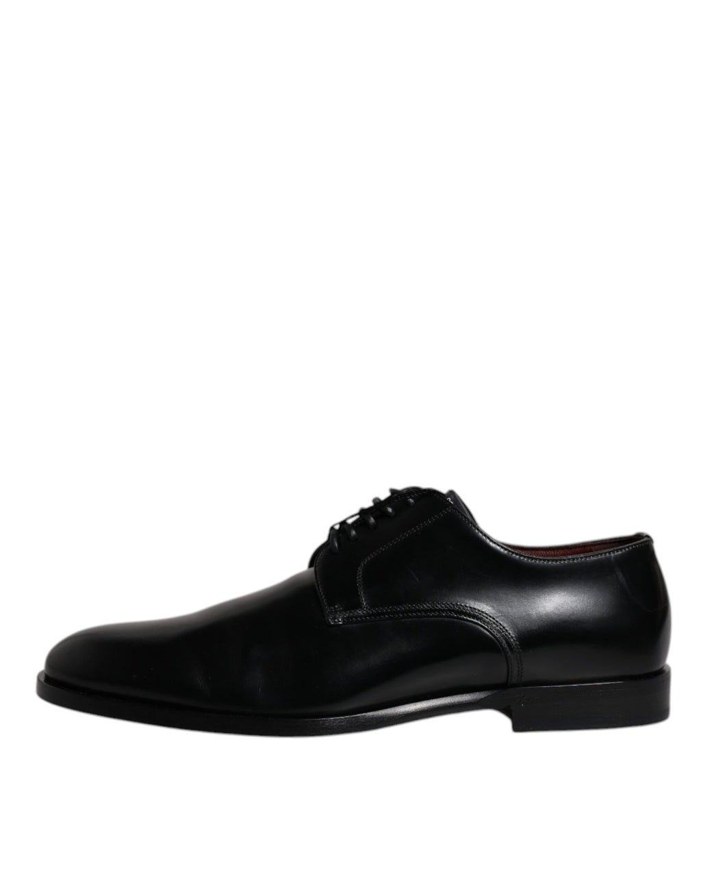 Chaussures de ville Richelieu à lacets en cuir de veau noir Dolce & Gabbana