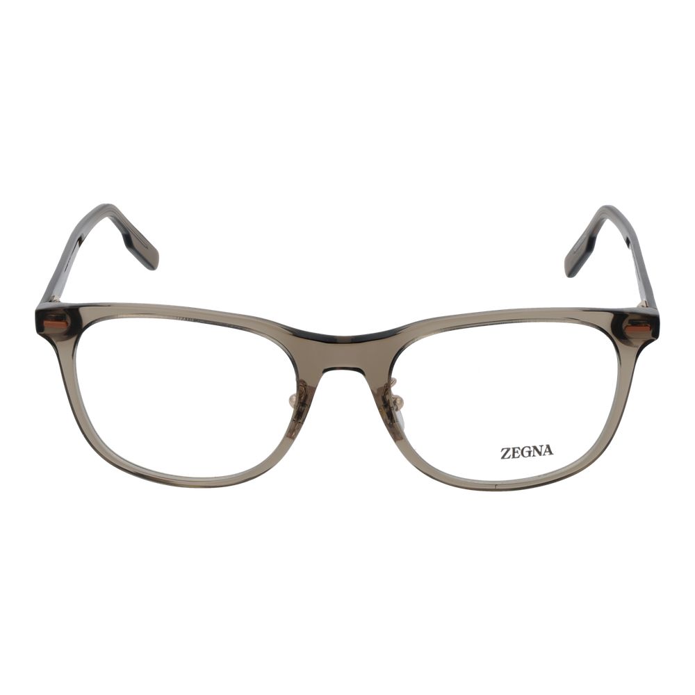Lunettes (monture) en acétate marron Ermenegildo Zegna