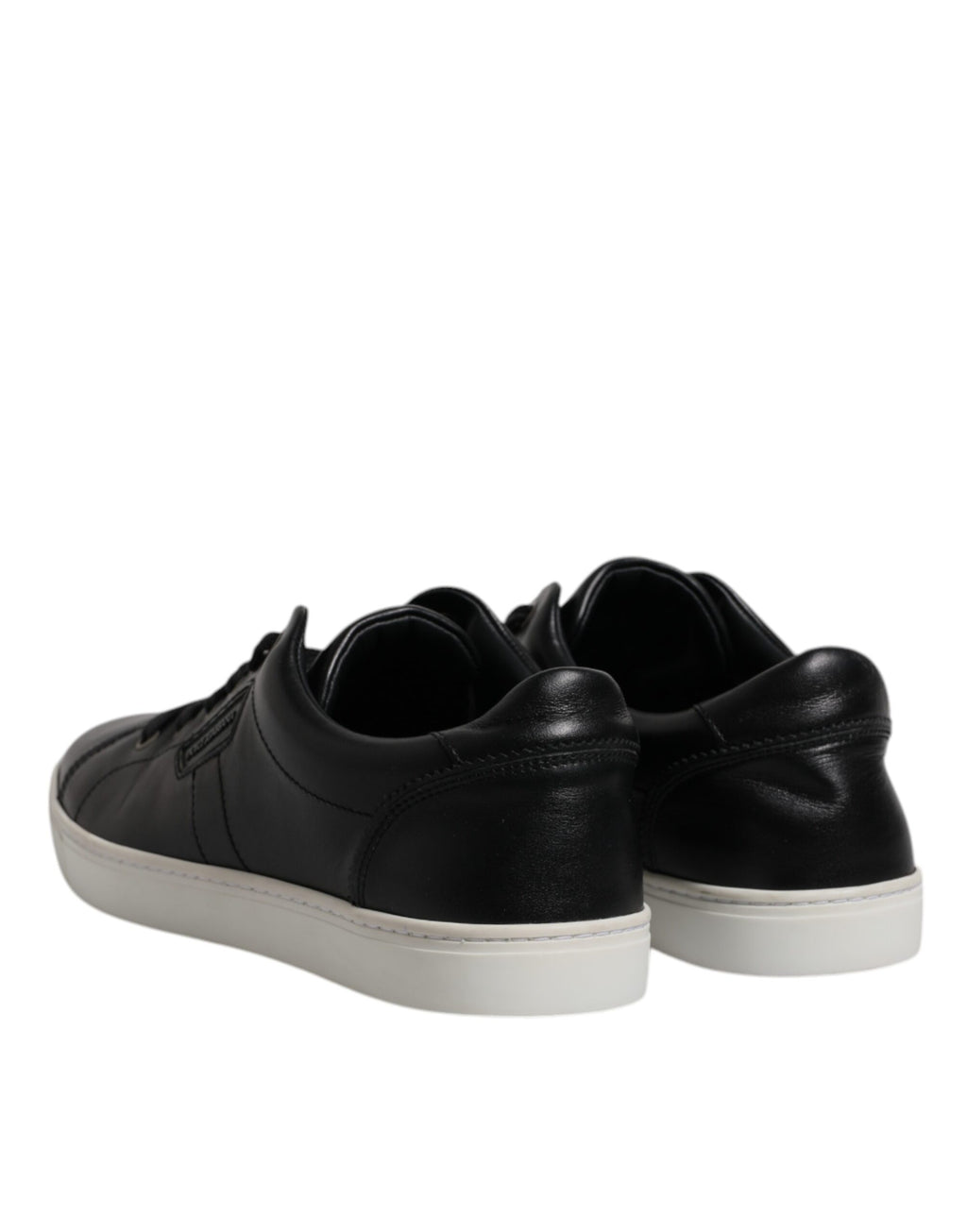 Baskets homme en cuir nappa noir London Dolce & Gabbana