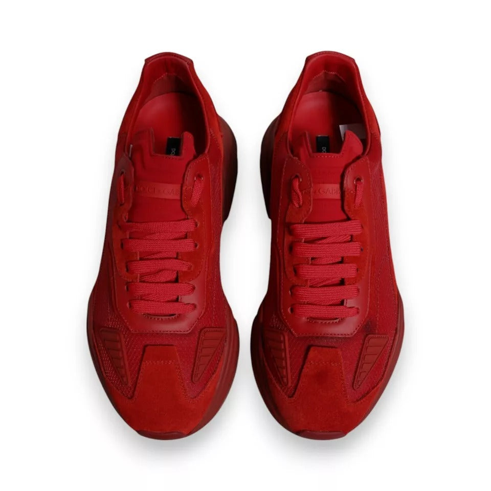 Chaussures Baskets Basses Dolce & Gabbana Daymaster en Cuir Rouge