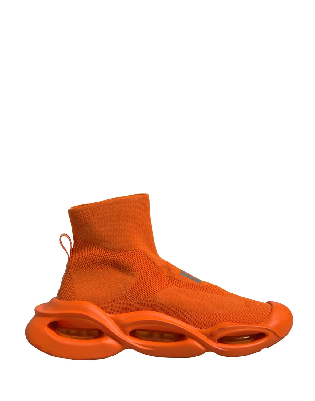 Chaussures Homme Baskets Dolce & Gabbana Orange Slip On Wave Socks