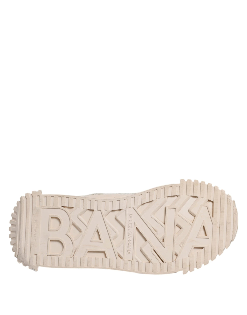 Chaussures de sport baskets basses Dolce & Gabbana en dentelle blanche NS1