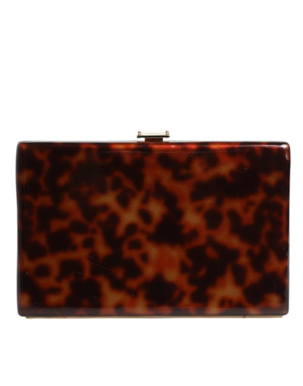 Sac bandoulière de soirée en cuir marron Dolce & Gabbana