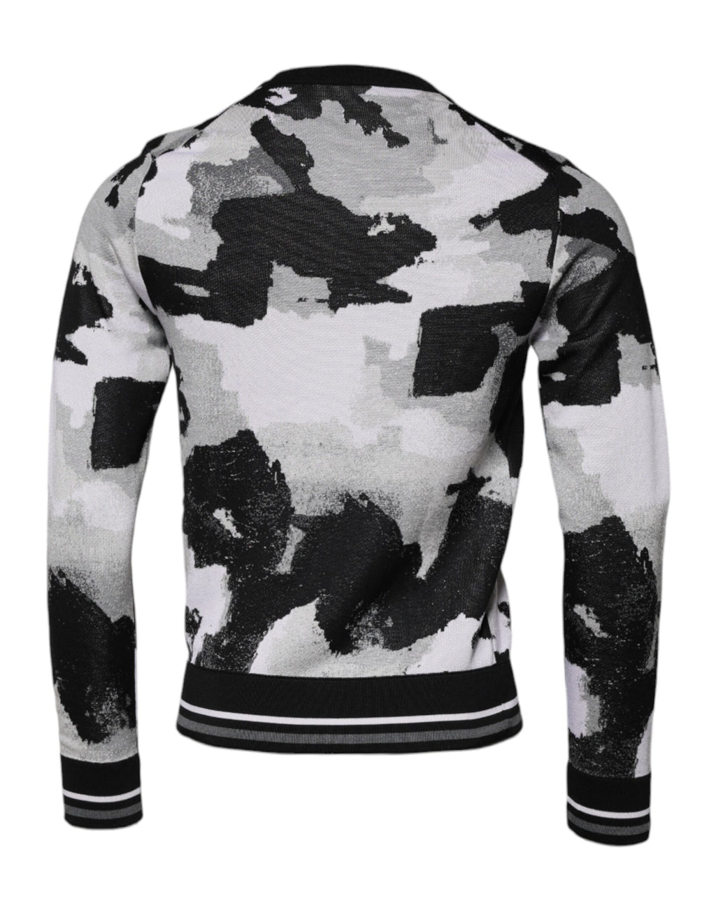Pull ras du cou Dolce & Gabbana multicolore camouflage pour homme