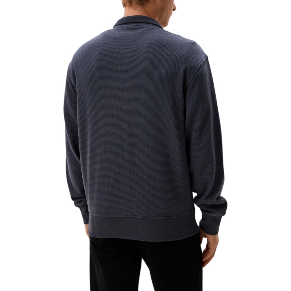 Calvin Klein Jeans – Graue Strickjacke aus recycelter Baumwolle