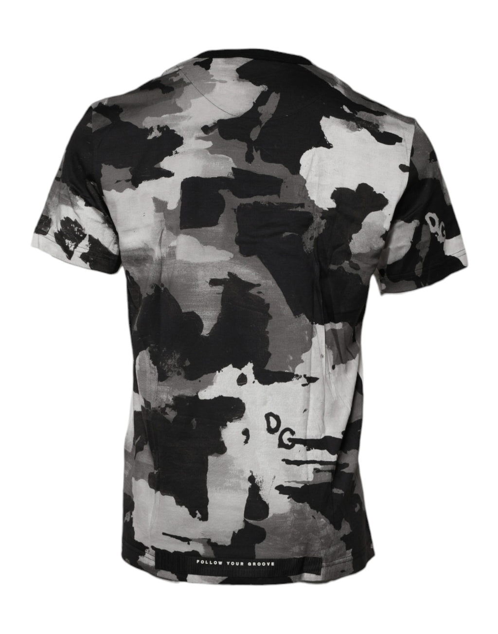 T-shirt col rond camouflage multicolore Dolce & Gabbana