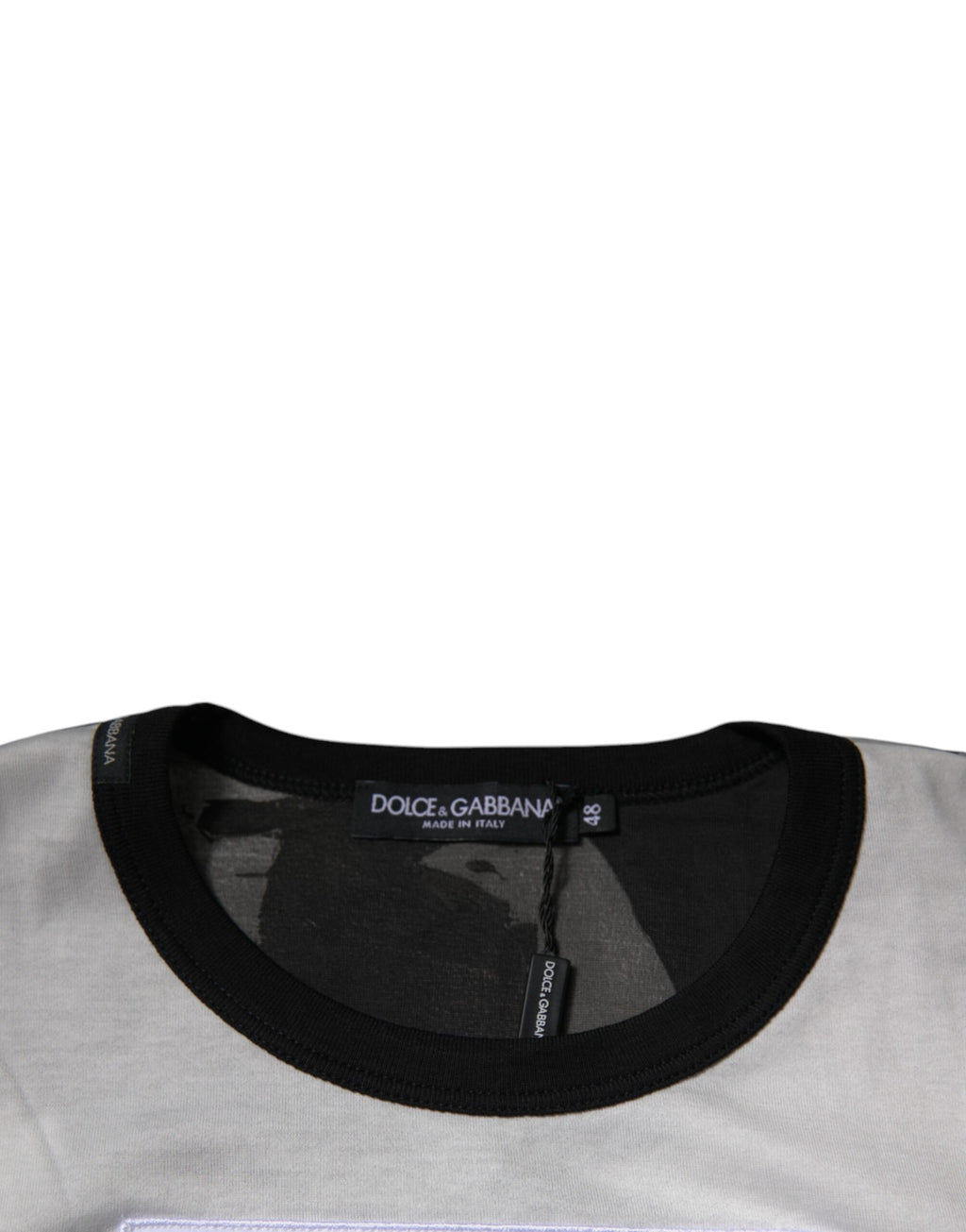 T-shirt col rond camouflage multicolore Dolce & Gabbana