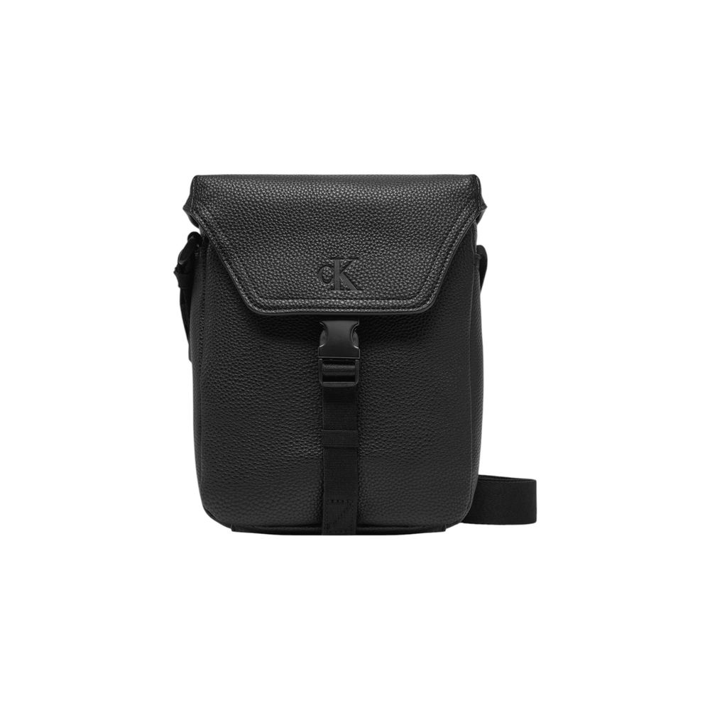 Calvin Klein – Schwarze Umhängetasche aus Polyethylen