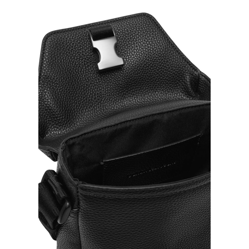 Calvin Klein – Schwarze Umhängetasche aus Polyethylen