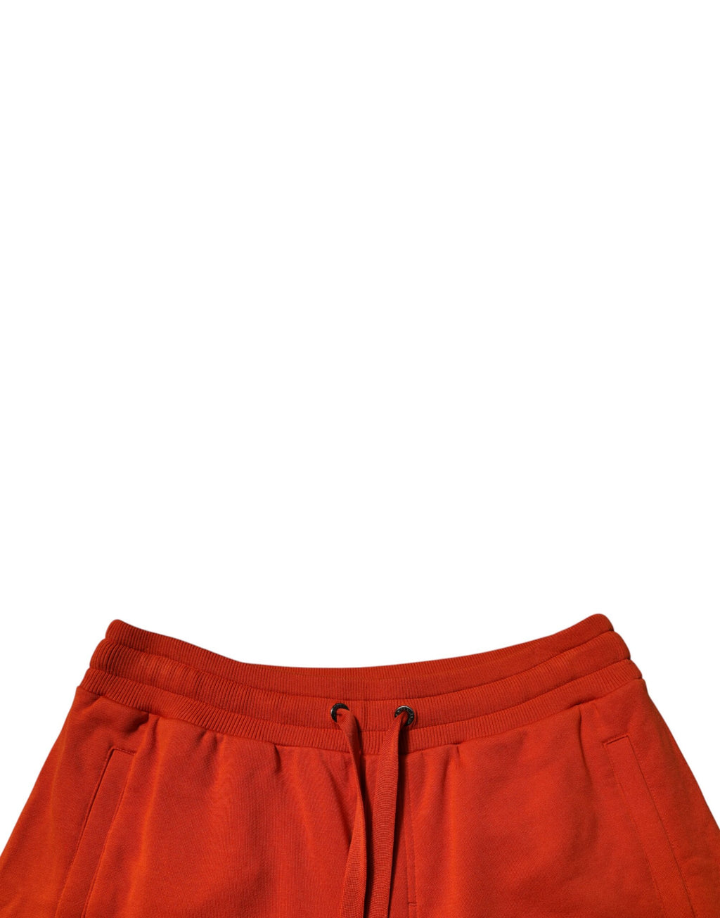 Shorts Bermudas Homme Dolce & Gabbana en Coton Mélangé Rouge Taille Mi-Haute