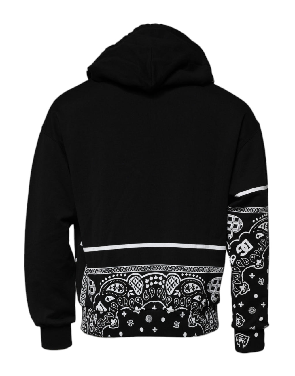 Sweat à capuche pour homme Dolce & Gabbana noir Bandana