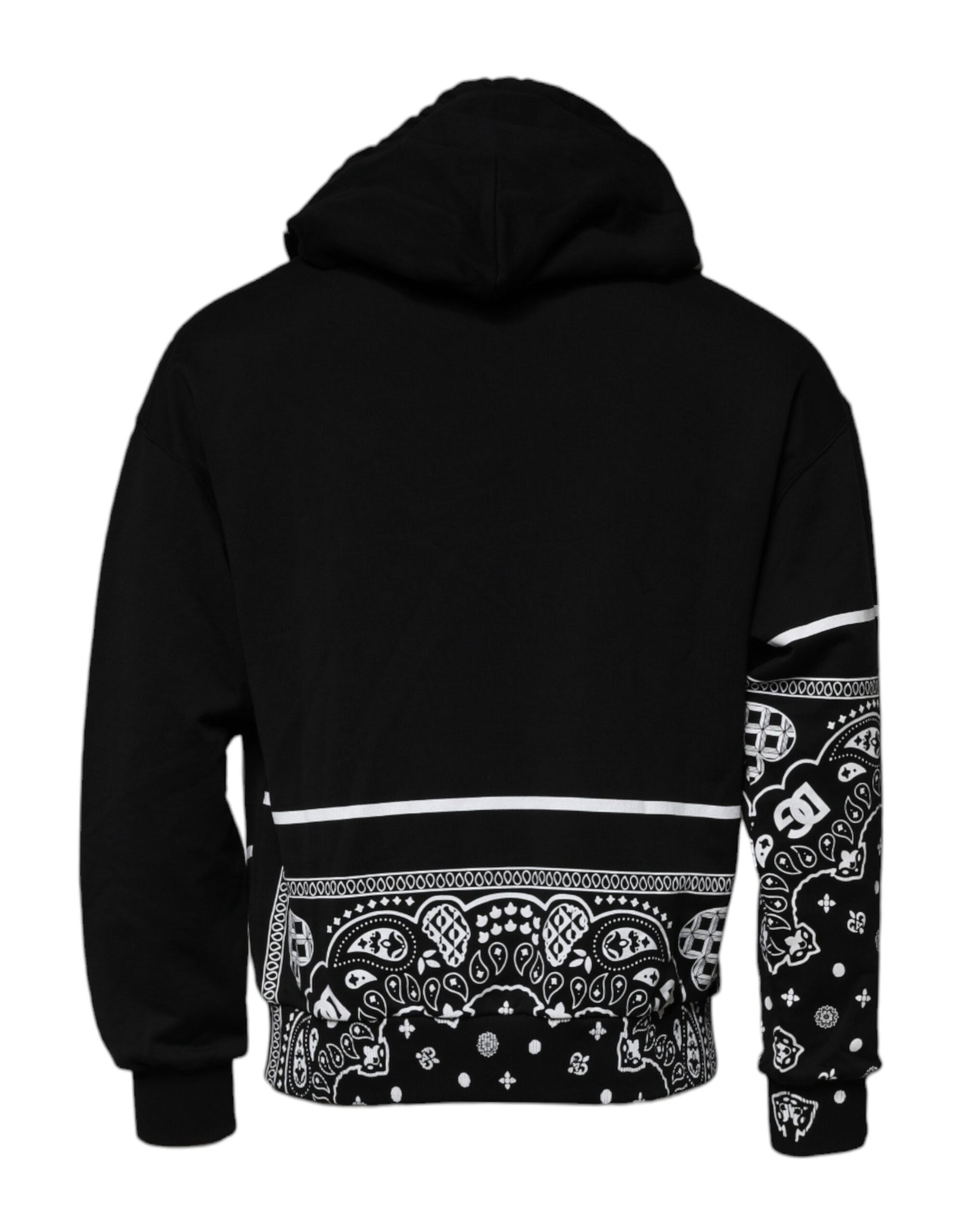 Sweat à capuche pour homme Dolce & Gabbana noir Bandana