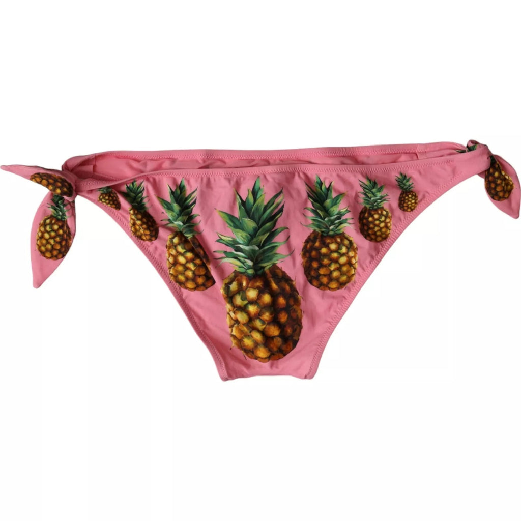 Bas de maillot de bain Dolce & Gabbana ananas rose