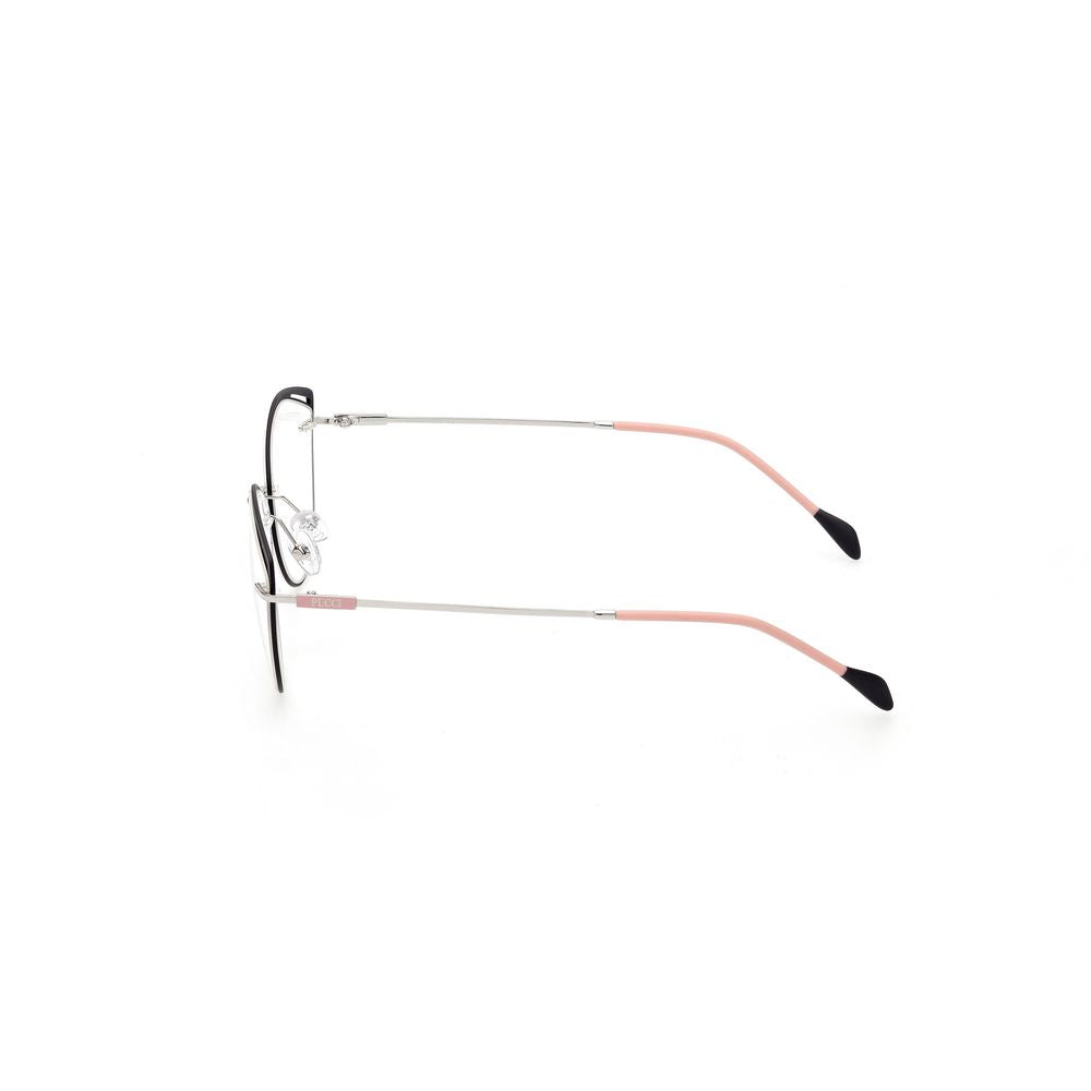 Lunettes (monture) en métal noir Emilio Pucci