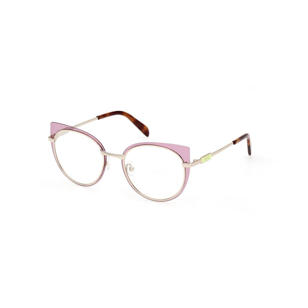 Lunettes (monture) en métal violet Emilio Pucci