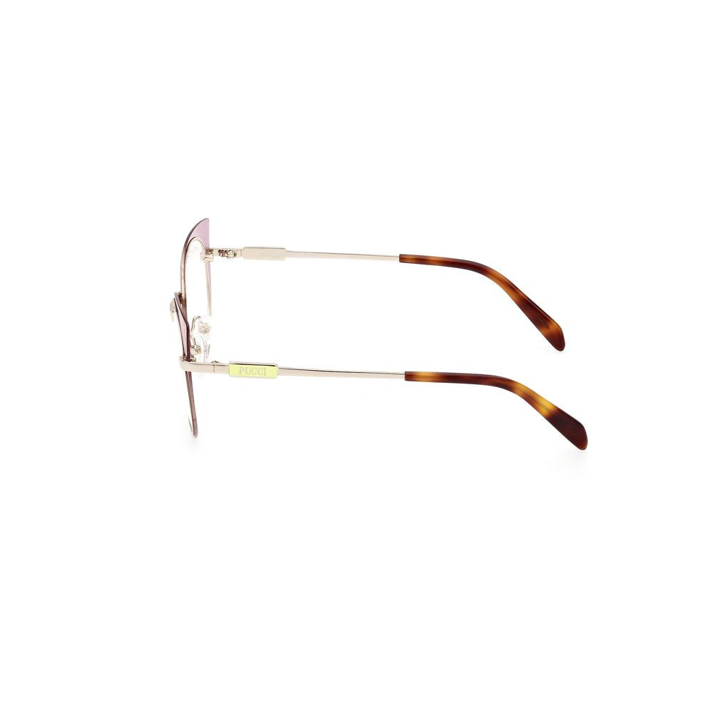 Lunettes (monture) en métal violet Emilio Pucci