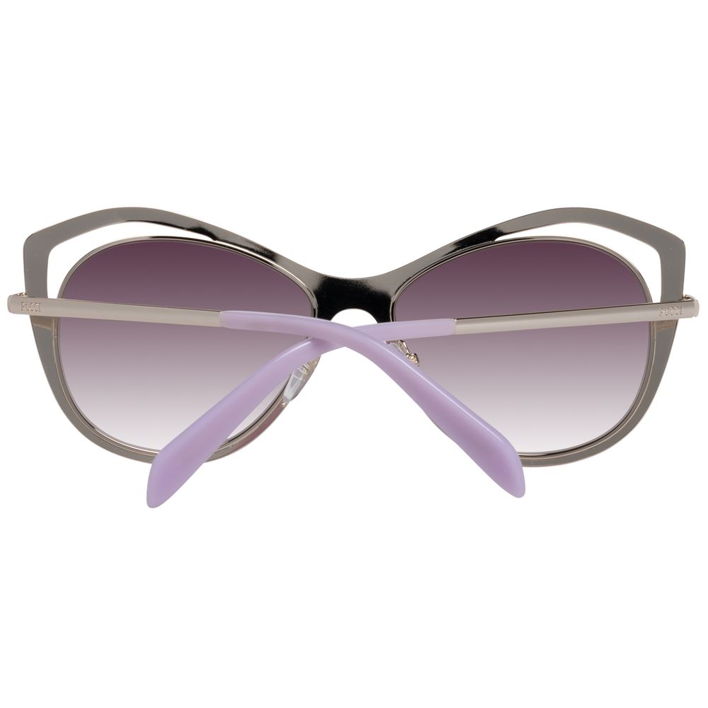 Lunettes de soleil Emilio Pucci en métal multicolore