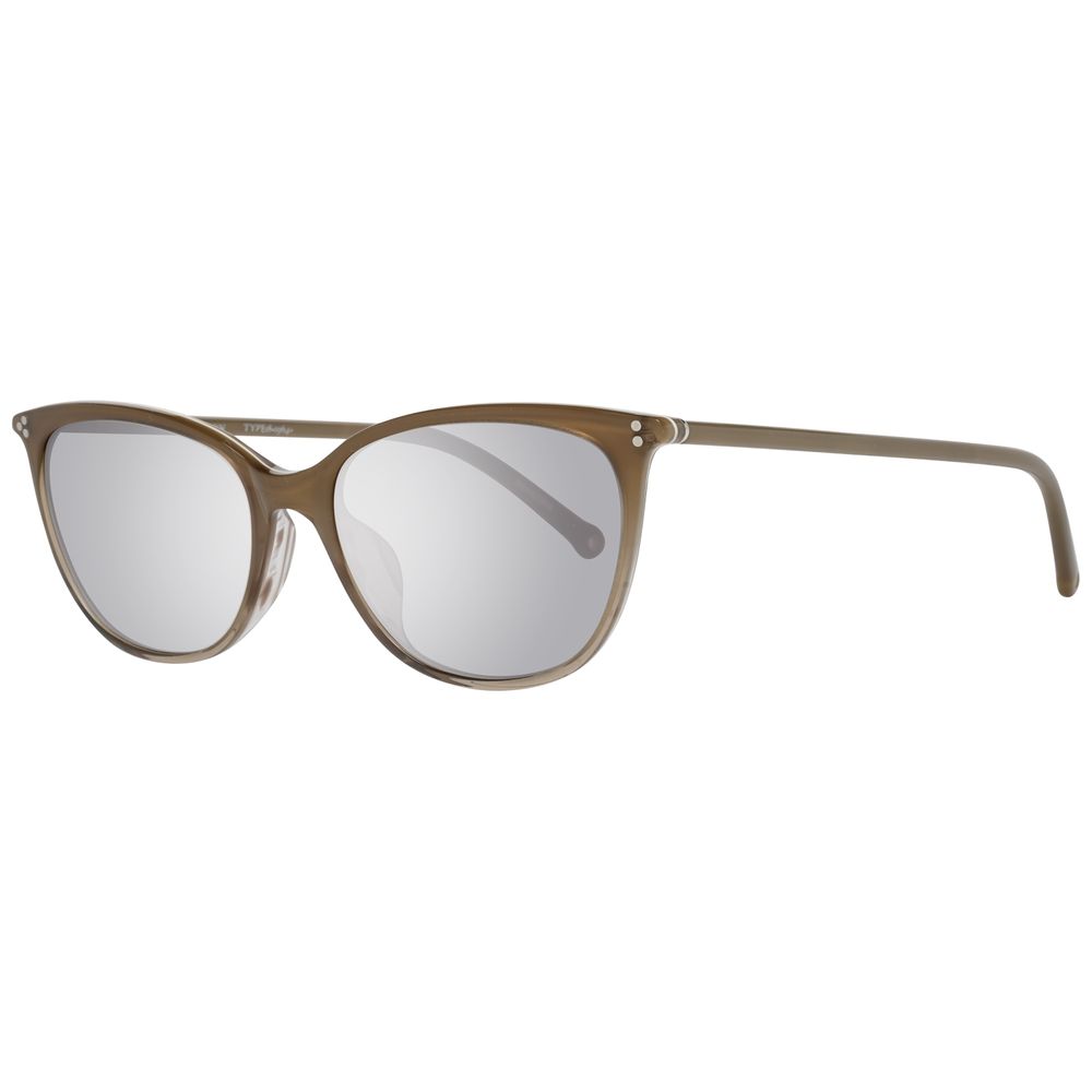 Hally&amp;Son – Braune Sonnenbrille aus Kunststoff