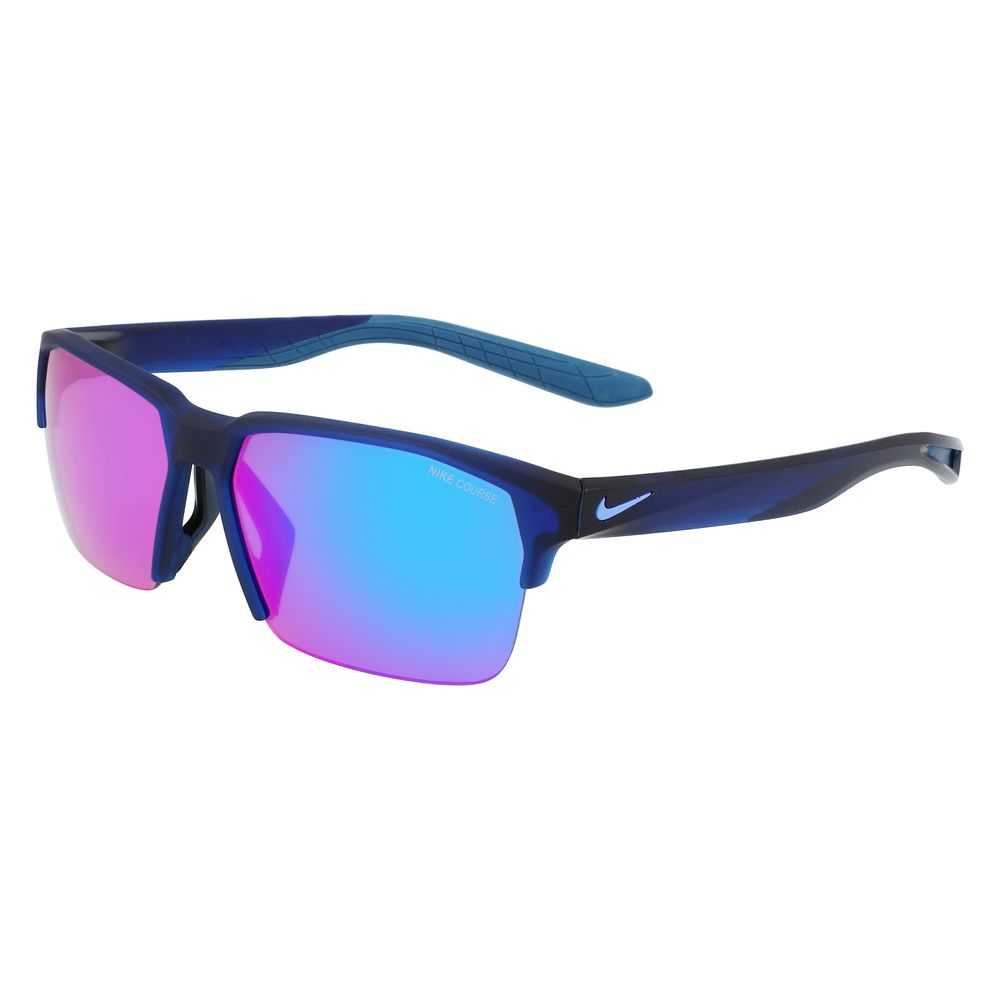 Lunettes de soleil injectées Nike bleues