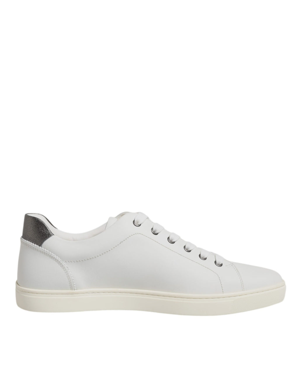 Chaussures Baskets Dolce & Gabbana en Cuir Blanc avec Ornements Cœur