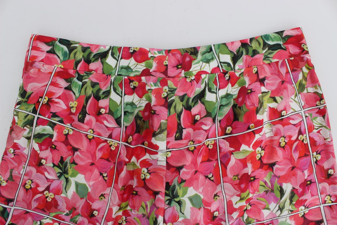 Dolce & Gabbana Short pantacourt fleuri multicolore