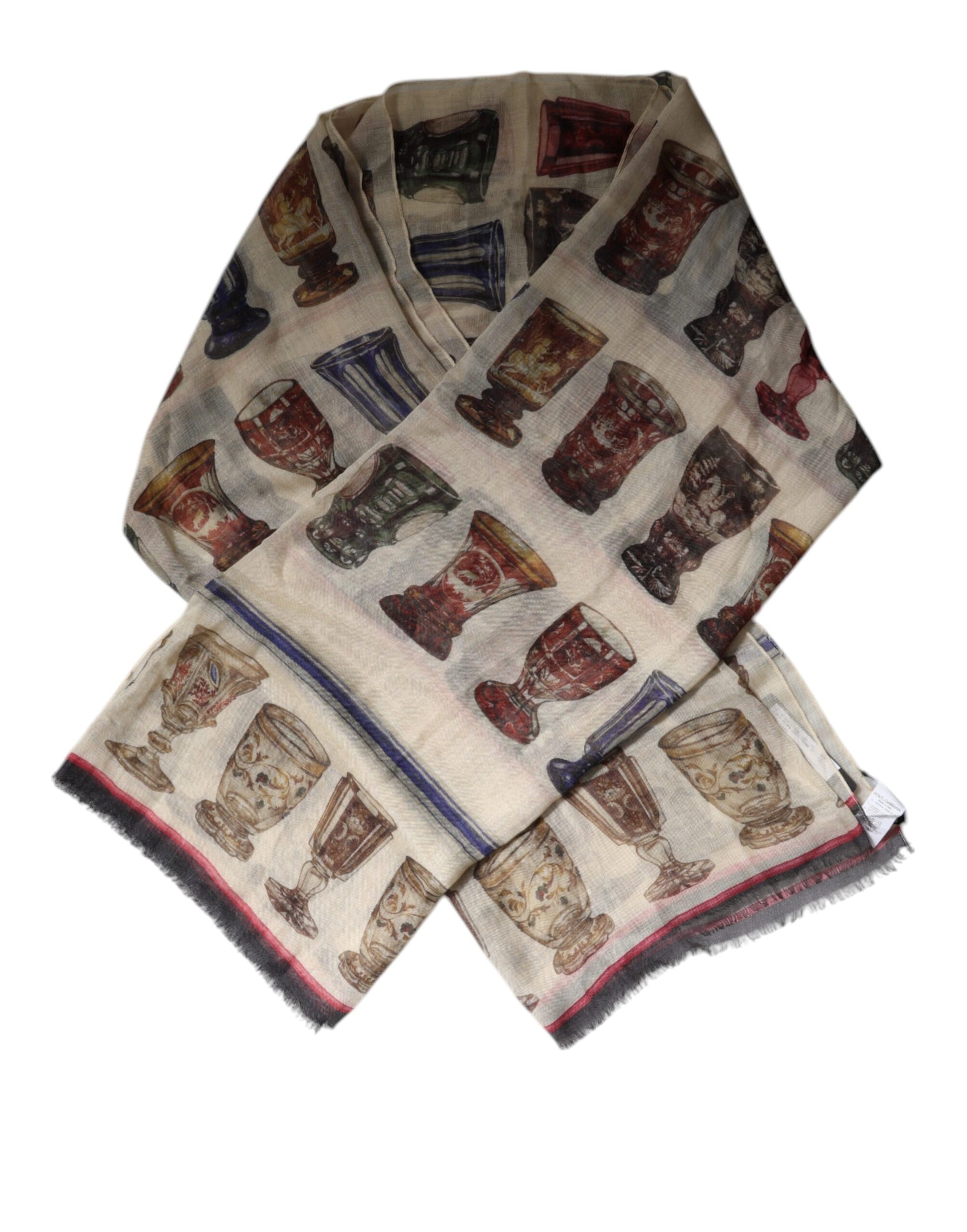 Foulard en cachemire et verre multicolore Dolce & Gabbana