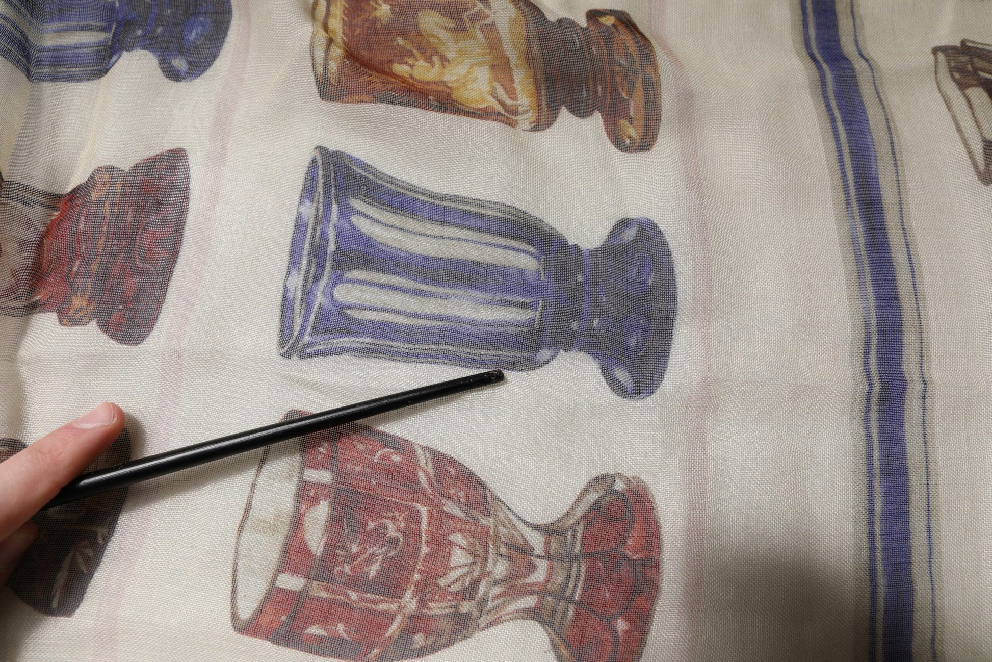 Foulard en cachemire et verre multicolore Dolce & Gabbana