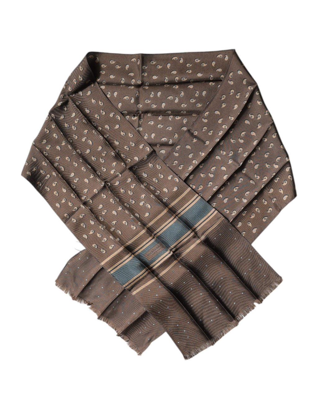 Écharpe/Foulard/Châle en Soie Fantaisie Marron Dolce & Gabbana