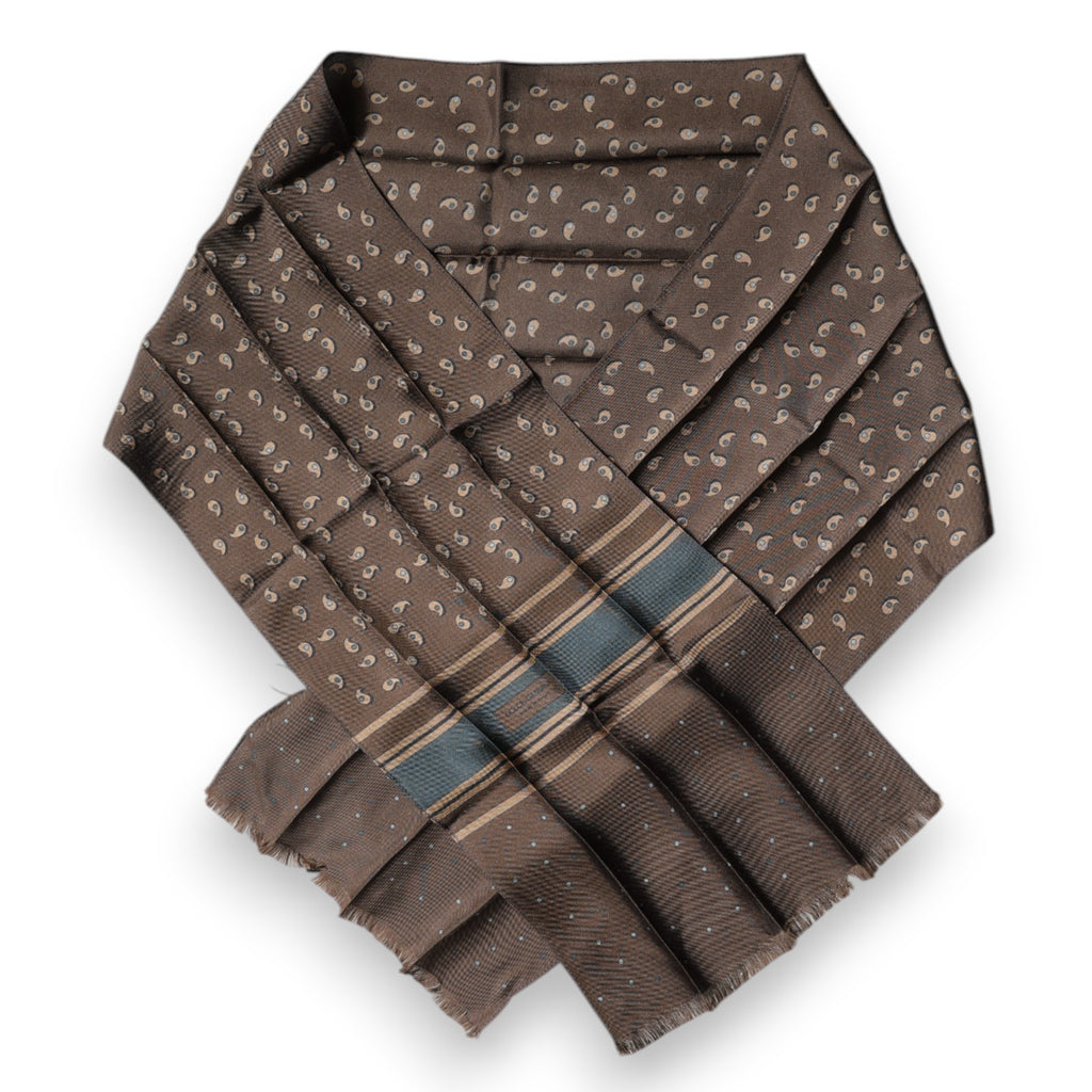 Écharpe/Foulard/Châle en Soie Fantaisie Marron Dolce & Gabbana