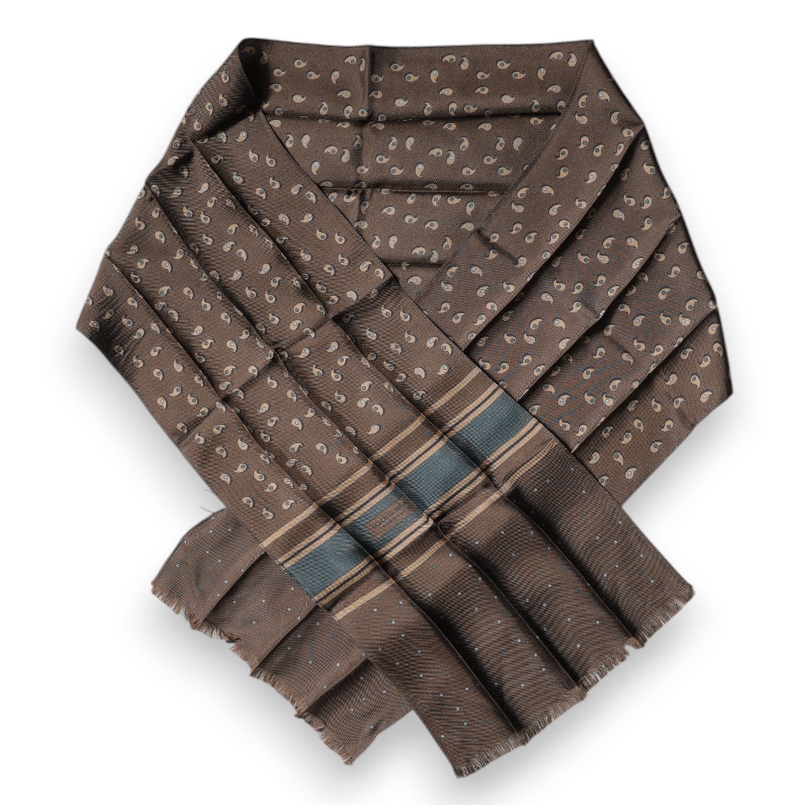 Écharpe/Foulard/Châle en Soie Fantaisie Marron Dolce & Gabbana