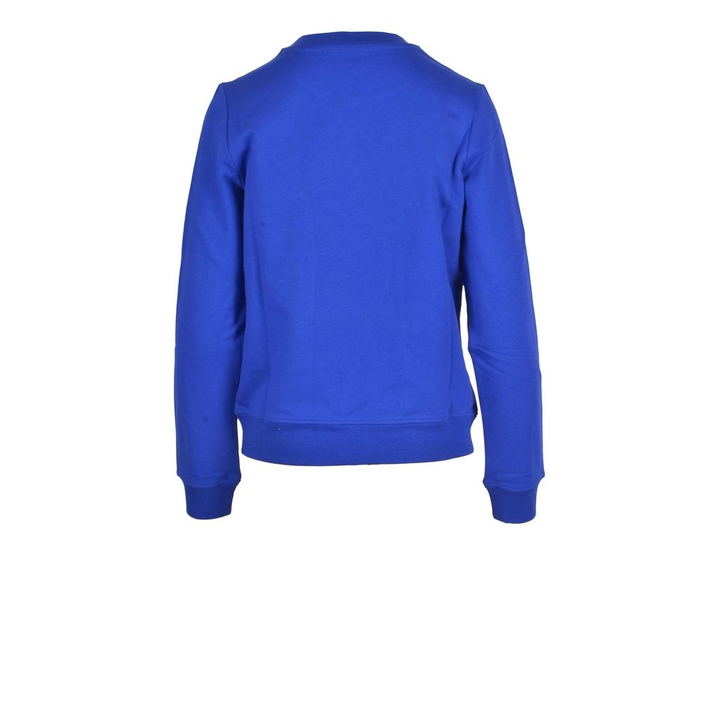 Love Moschino Sweat-shirt en coton bleu