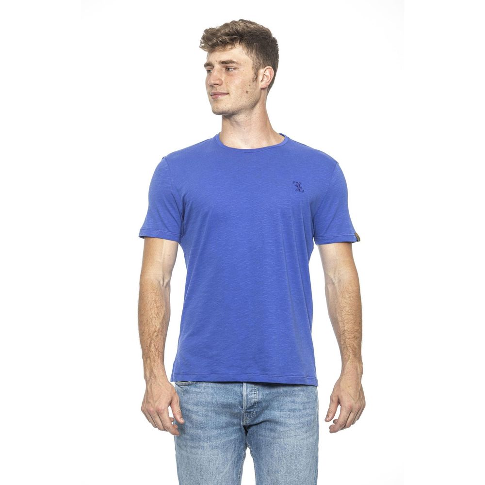 T-shirt Billionaire Italian Couture en coton bleu clair