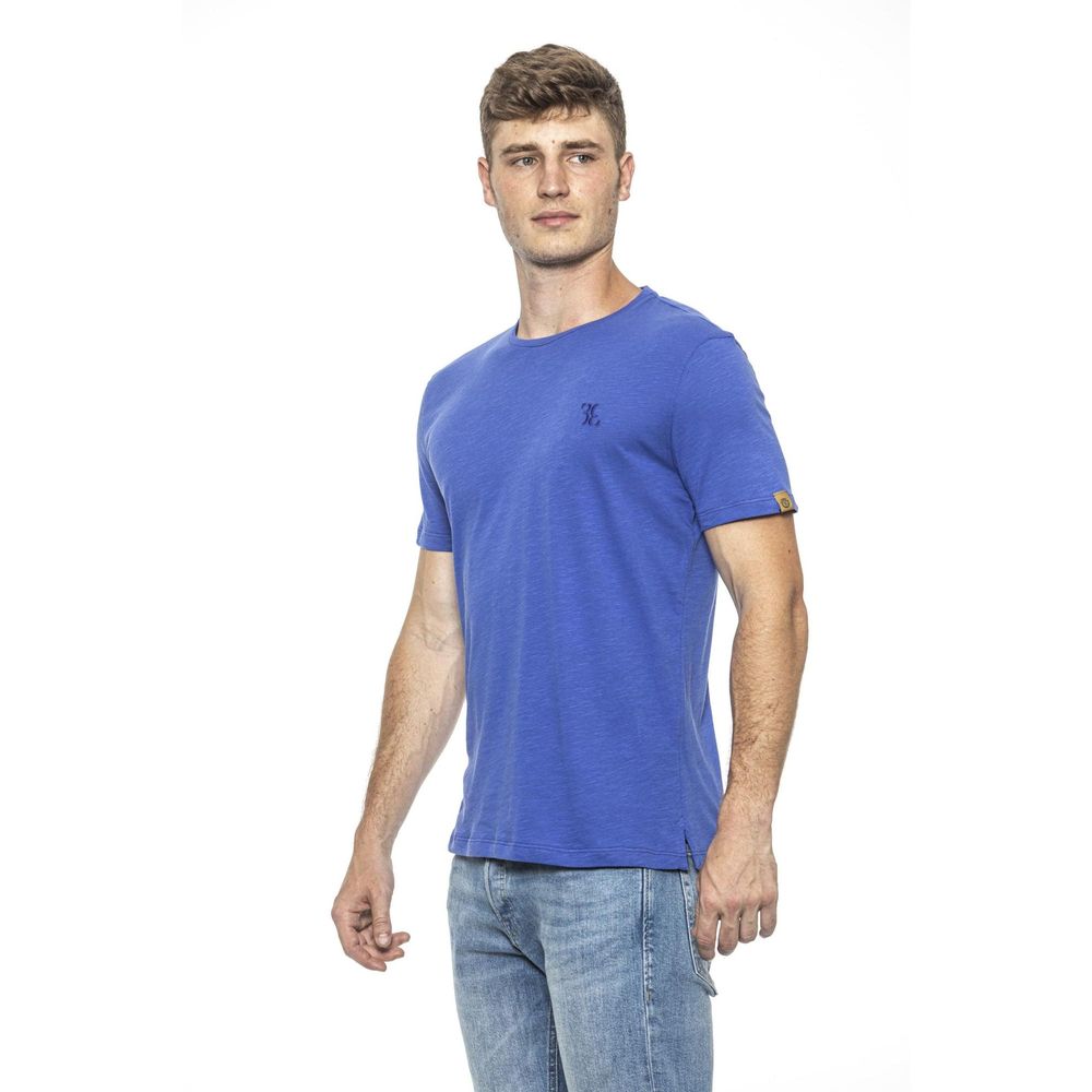 T-shirt Billionaire Italian Couture en coton bleu clair
