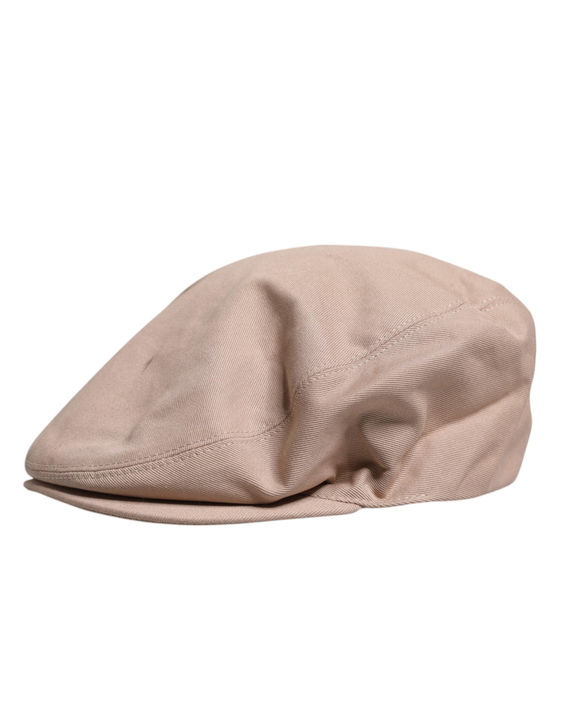 Casquette Gavroche Dolce & Gabbana Beige en Coton